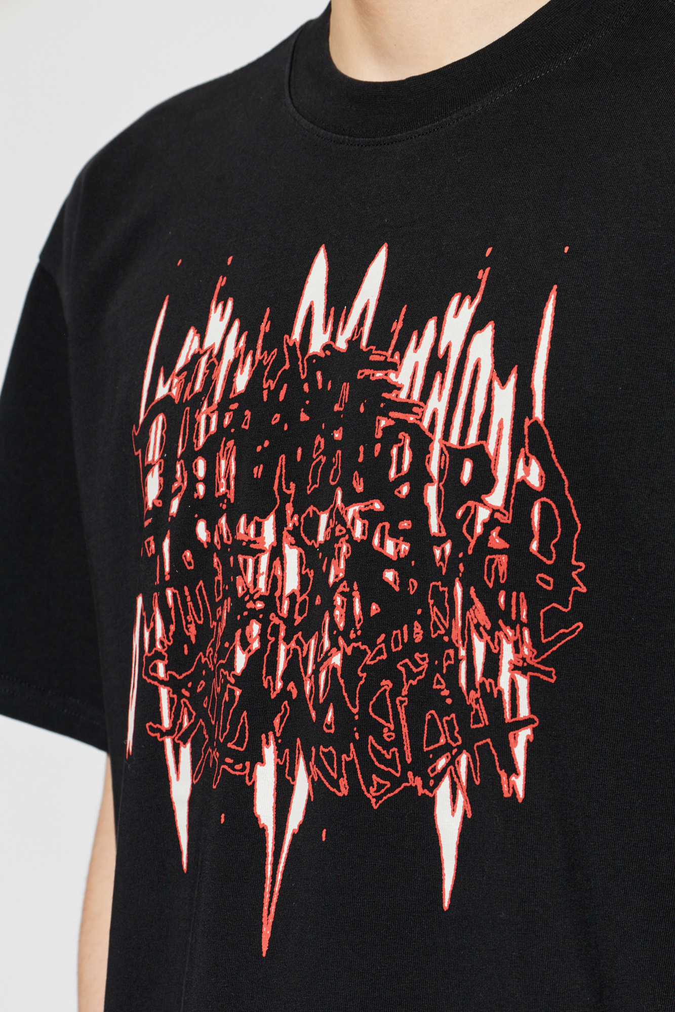 Black T-shirt with print 44 Label Group - Vitkac France